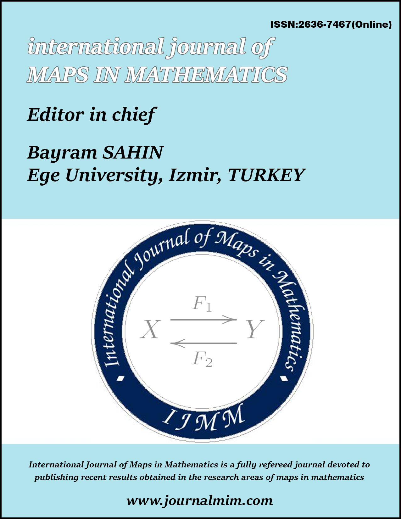 					View Vol. 2 No. 1 (2019): International Journal of Maps in Mathematics
				