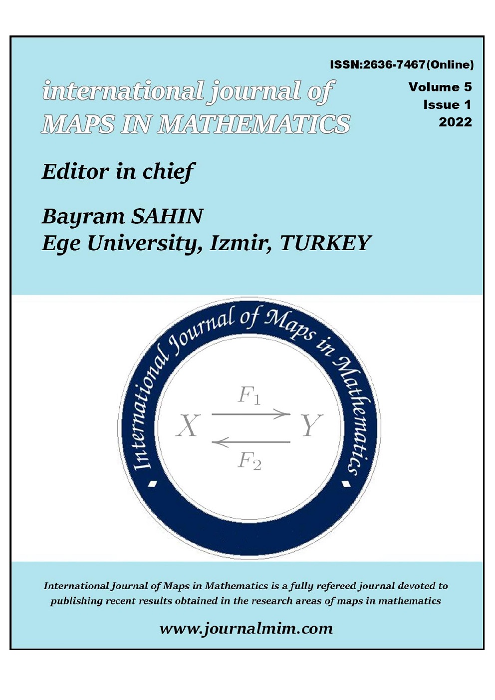 International Journal of Maps in Mathematics volume 5 Issue 1 2022